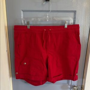 Style & Co. Sporty Red Shorts